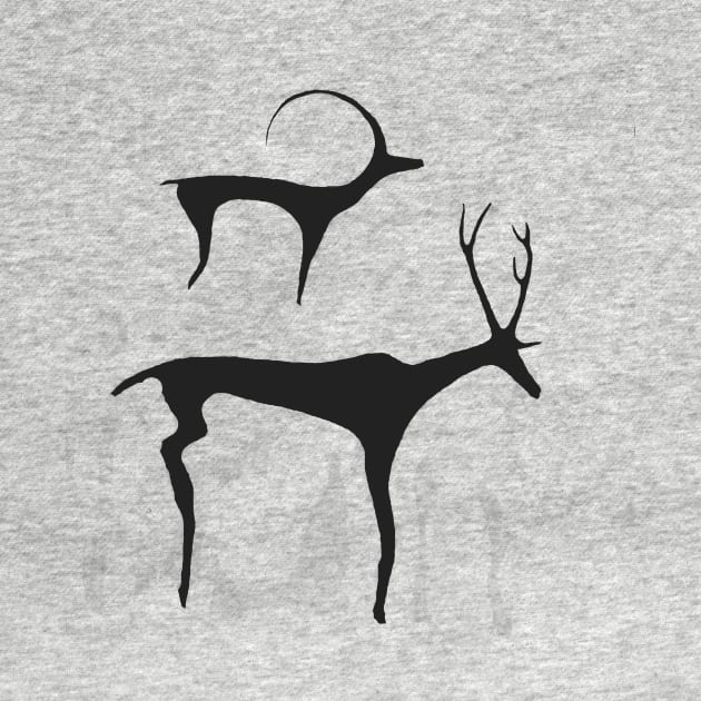 Deer of Akakus by mindprintz